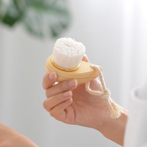 Face Clean Brush Wash Deep Cleansing Soft Fiber Mild Face Cleansing Brush Massager Facial Care Skin Pore Clean Brush