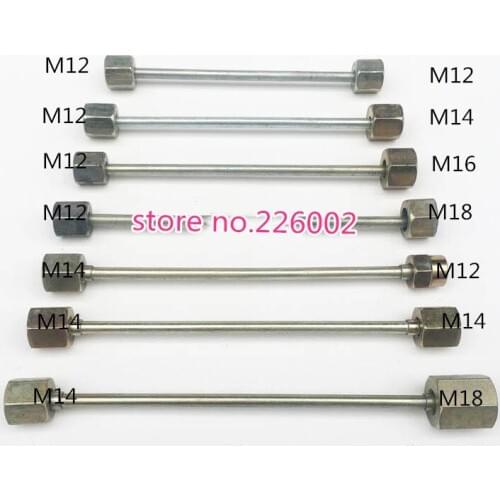 High pressure tubing hand pressure nozzle verifier with M12 * M14 interface tubing length 16-20 cm ,98mpa , 6mm thicknessM12XM14