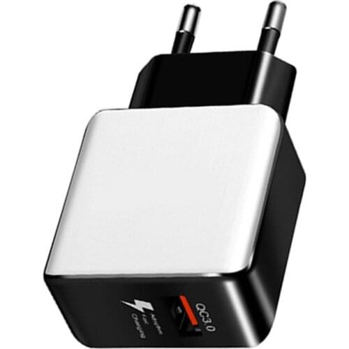 Universal Portable Home Travel Multi-Protection Single USB Charger Adapter Wall Plug-in AC Tablet Phone Charging Head US/EU Plug