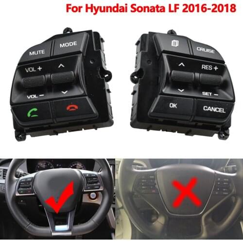High quality Switch for Hyundai Sonata LF 2016-2018 sonata 9 1.6T steering wheel control button volume phone audio cruise switch
