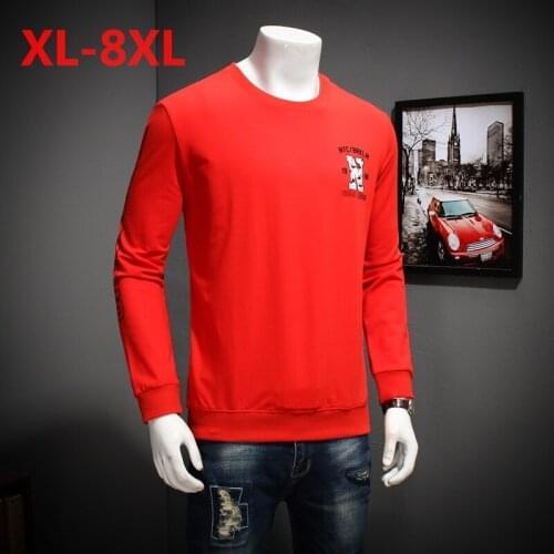 10XL 8XL 6XL Mens Long Sleeve T-shirts Spring Autumn Casual O Neck t Shirt New Fashion Fitness Tops&Tees Homme Camisetas