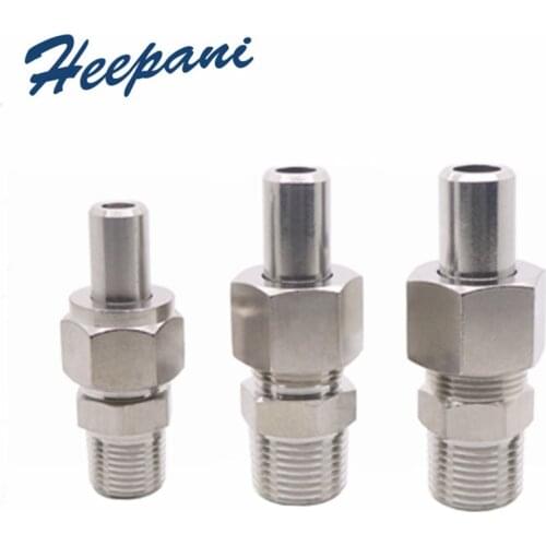 5pcs 304 Stainless steel welding connection tube fitting 1/2 3/4 1/4 3/8 straight butt weld union hydraulic pipe fitting joint