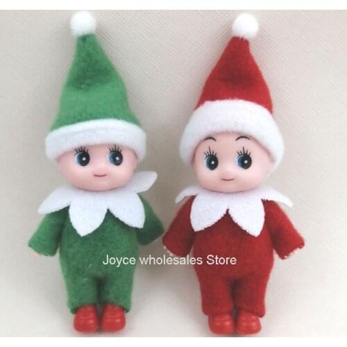 50pcs Popular Christmas Mini toddlers Baby Elves Dolls Elf Toys Decorations Kids Elf Doll for christmas gift