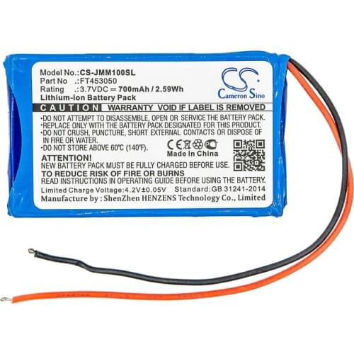 Cameron Sino 700mAh Battery For JBL Micro,Micro Wireless 2013,FT453050