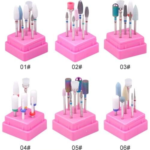 Milling Cutter For Manicure And Pedicure Mill Electric Machine For Nail Drill Bits Nail Art Mill Apparatus Feecy Nail Drill Bit