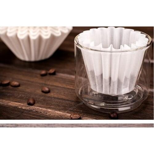 Drip coffee maker paper filter/wave paper filter 1-2cups brewing coffee &tea paper filter