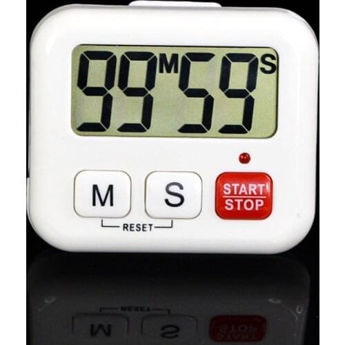 Magnet Cooking 99 Minute Kitchen Egg Kit Study Shower Sound Alarm Clock Time Timer Digital LCD Sports School Countdown Stopwatch