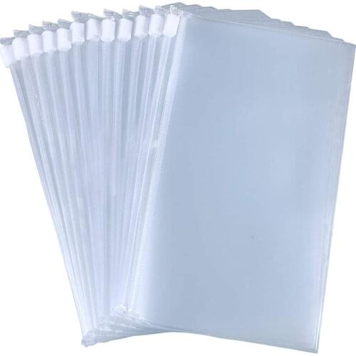 Wholesale EVA Matte Zipper Packaging Bags Transparent Storage Pocket Bag for Jewelry Packing Traveling Makeup Clothes Organizer