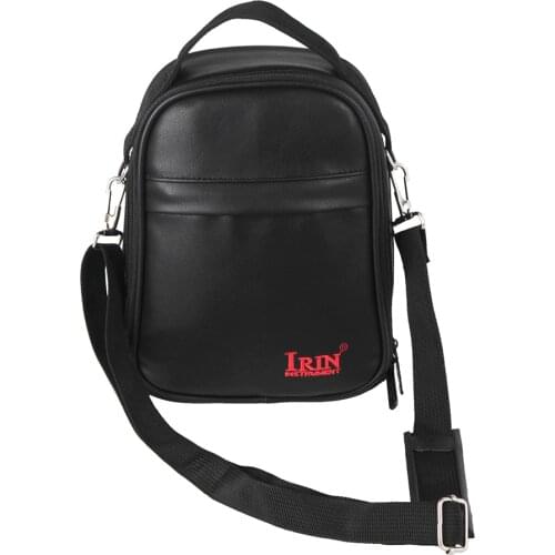 Kalimba Bag Thumb Piano Mbira Soft Case Box PU Leather Water-resistant Shock-proof with Strap Instrument Part & Accessories