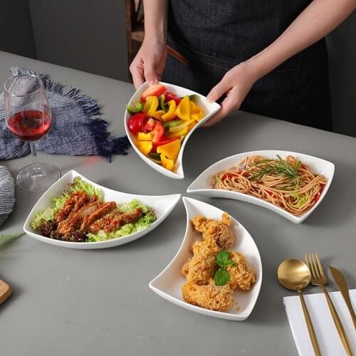 Household fashion creative vegetable dish deep set dish cutlery set dessert fruit plate tableware kitchen catering WF1120205