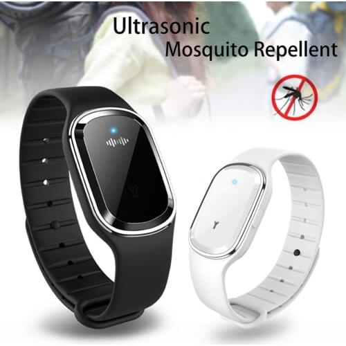 Outdoor Non-toxic Ultrasonic Anti-Mosquito Insect Repellent Bracelet Wristband