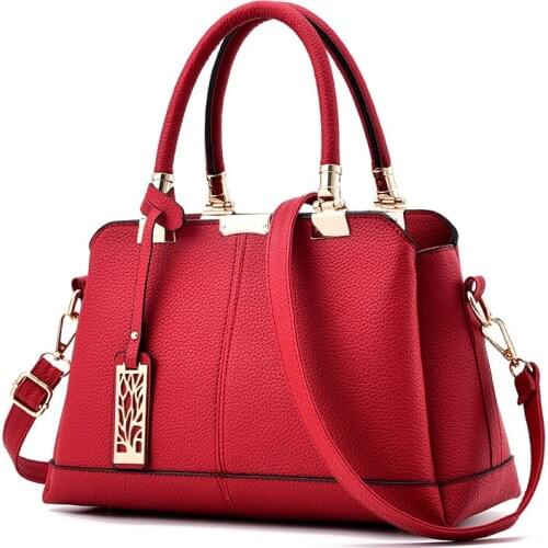 2020 New Women Leather Messenger Shoulder Purse Satchel Crossbody Bag Cross Shoulder High Quality Pu Solid Colors Versatile