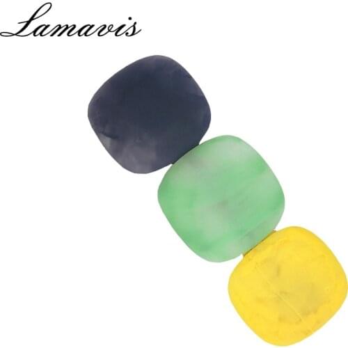 New Product Hairpin Girl Fashion And Generous Hit Color Square Hairpin Korean Female Temperament Fresh And Versatile Simple Hair