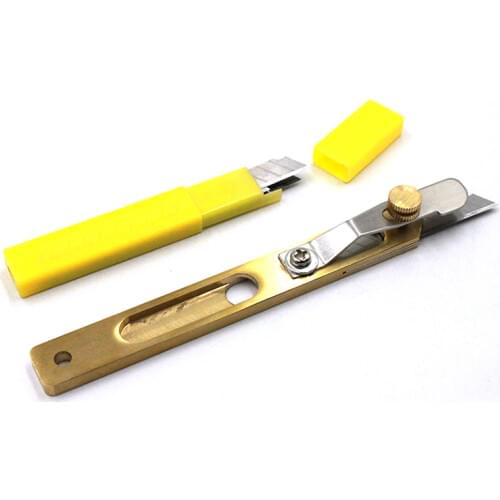 1pcs Durable Leather Line Cutter Trimming Positioning Knifes Line Strip Knife Leather Cutting Tool Belt Cutter Leathercraft Tool