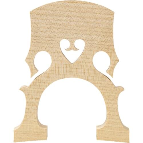 Portable Aged Maple Wooden 4/4 Adjustable Cello Bridge String DIY Luthier Tools