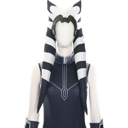 Ahsoka Tano Hat Cosplay Accessories Halloween The Clone Wars Mask For Adult Woman