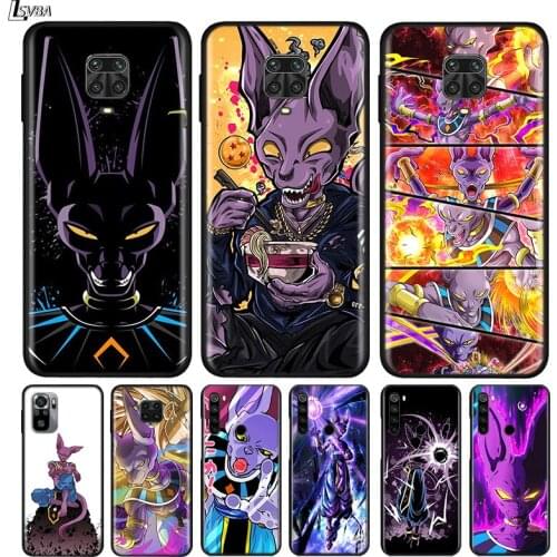 Silicone Cover Anime Beerus Bad For Xiaomi Redmi Note 10 10S 9 9C 9S Pro Max 9T 8T 8 7 6 5 Pro 5A 4X 4 Phone Case
