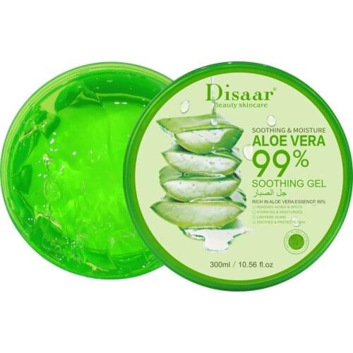 SNOW LADY DISAAR 300ML 99% Organic Aloe Vera Soothing Gel Face/Hand/Body Skin Care Remove Acne Moisturizing Repair After Sunburn