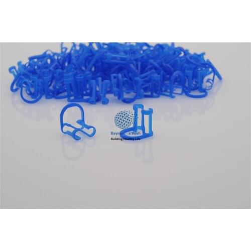 Dental Lab 100Pcs Blue Plasdent Cotton Roll Holder Disposable Isolator Tool For Dentistry Clinic Item