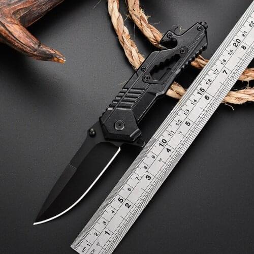 Tactical High-hardness Field Survival Tool Multi-function Folding Knife Self-defense Outdoor Knife Pocket Knife Gadgets for Men