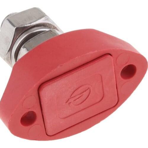 Terminal Junction Block Stainless Power Post Distribution Buss Bar Red