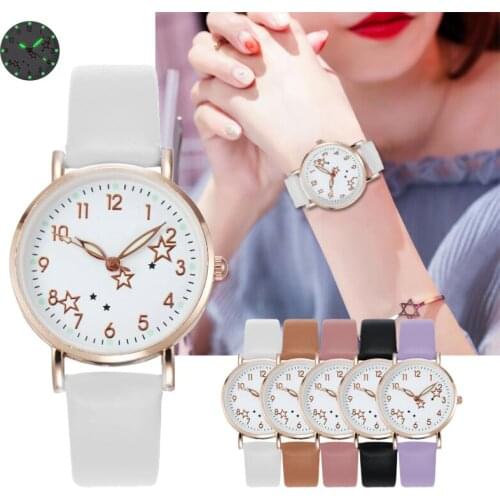 Tike Toker Ladies Watch With Leather Strap