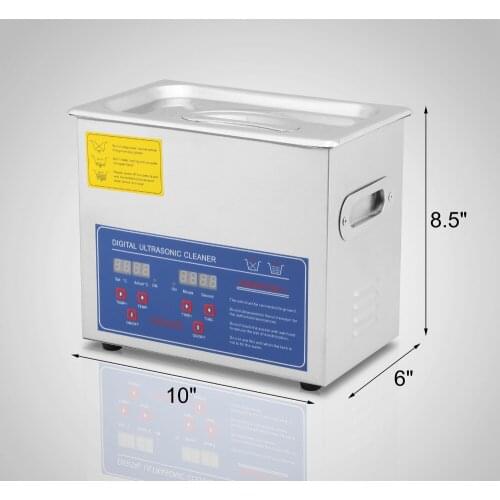 220W EU in stock 3L Stainless Steel Digital Timer Ultrasonic Cleaner Heater