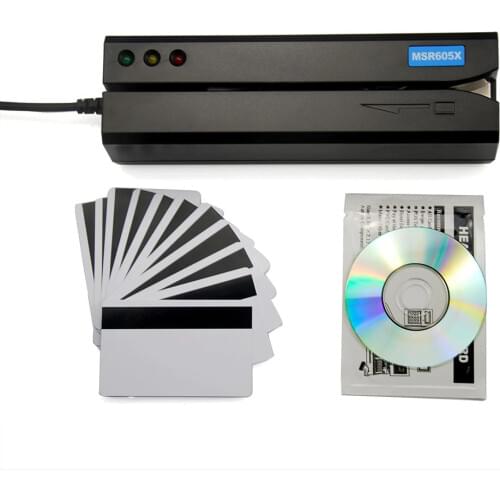 New MSR605X USB card magcard reader writer buildin adaptor compatible for windows Mac msr206 msr x6 msrx6bt