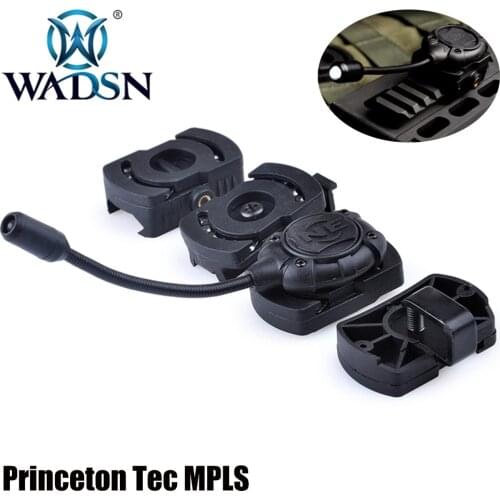 WADSN Airsoft Princeton Tec MPLS Lamp MICH/MOLLE/Helmet/20mm Rail Base Military Tactical Helmet Light WNE05012 Weapon Lights