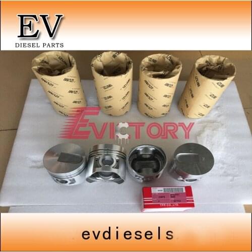 Forklift parts S4E S4E2 Piston kit Piston piston ring Cylinder Liners