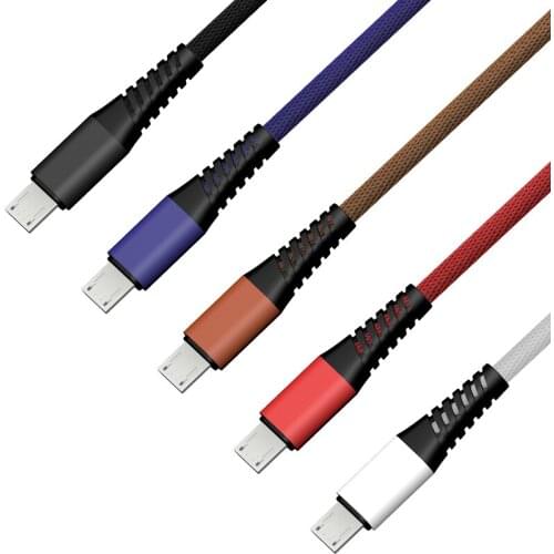 1M Micro USB Cable 2A Fast Charger USB Data Cable Mobile Phone Charging cord for Samsung Xiaomi Redmi Huawei Android Sync Cable