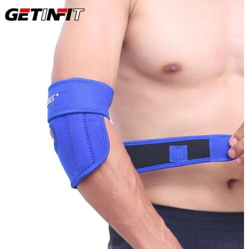 1PCS Adjustable Elbow Support Pads With Spring Supporting Codera Protector Sports Safety For Ciclismo Gym Tennis