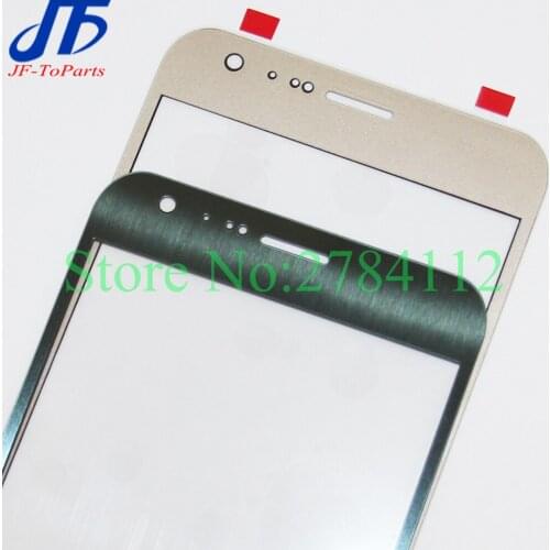 10Pcs Touch screen panel Replacement For LG X cam K580 5.2" Front Outer glass Lens gray gold colour