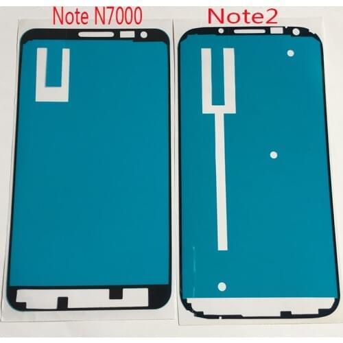 2 X for Samsung Galaxy Note N7000 Note2 Note3 LCD Touch Screen Front Frame Bezel 3M Glue Double Sided Adhesive Sticker Tape