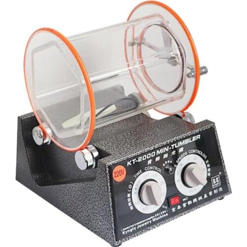 220V Jewelry Polishing Machine Rotary Tumbler Polishing Machine Rock Barrel Polisher Jewelry tools 1pc/lot