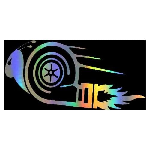 Car Sticker 3D 15*7.5CM Drift Race Car Styling Turbo Snail Cool Funny Car Decal Stickers Vinyl Laser Car Styling
