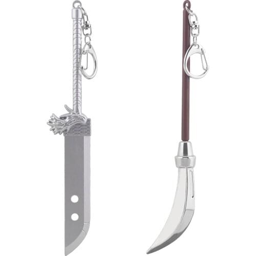 Anime Jujutsu Kaisen Keychain Gojo Satoru Itadori Yuji Zenin Maki Knife Spear Weapon Keyring for Women Men Props Accessories