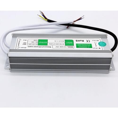 Dc 12V 10A 120W Waterproof Outdoor Led Driver Power Supply