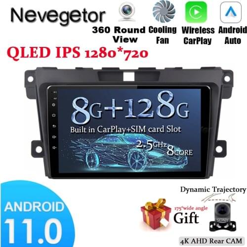 For Mazda Cx-7 cx7 cx 7 2008-2015 Car Radio Multimedia Video stereo Player Navigation GPS Android 11.0 dashboard