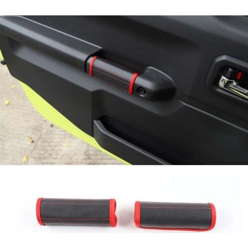 For Suzuki Jimny 2019+ Car Interior Door Handle Grab Protective Cover Interior Car Styling Moldings