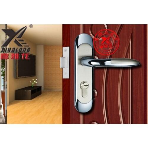 [Xi Ya Hardware] zinc alloy single tongue lock professional production of special thick panel door lock zinc alloy wholesale