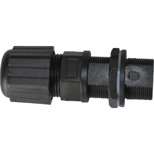 IP67 M20 Ethernet LAN RJ45 Waterproof Two-way Straight Connector