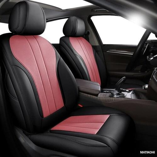 MATIKOHI Custom Leather car seat cover For Toyota 86 Previa Sienna Venza Fortuner Fj CRUISER MARK IZOA Avalon YARiS Verso VI