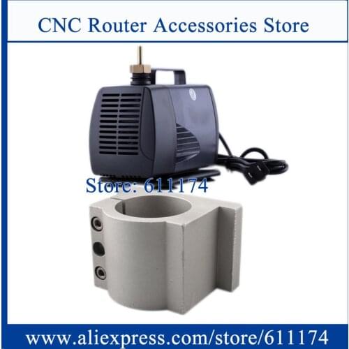 Diameter 125mm spindle bracket, cast aluminum mounting spindle clamp + DK-5000 Water pump