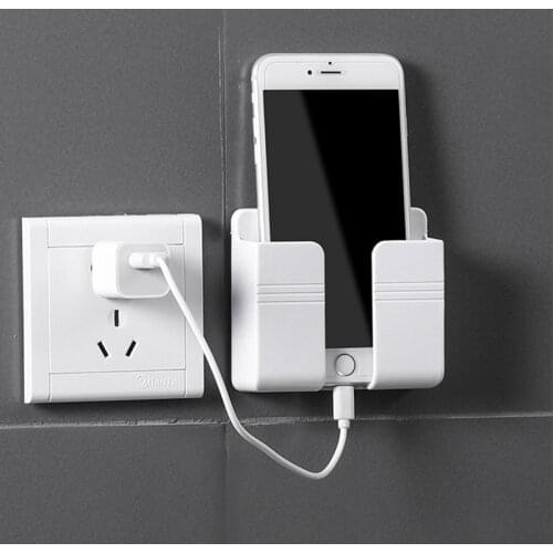 Wall-Mounted Storage Box Mobile Phone Remote Control Air Conditioning Bracket Hotel Office Family Bathroom Storage Rack