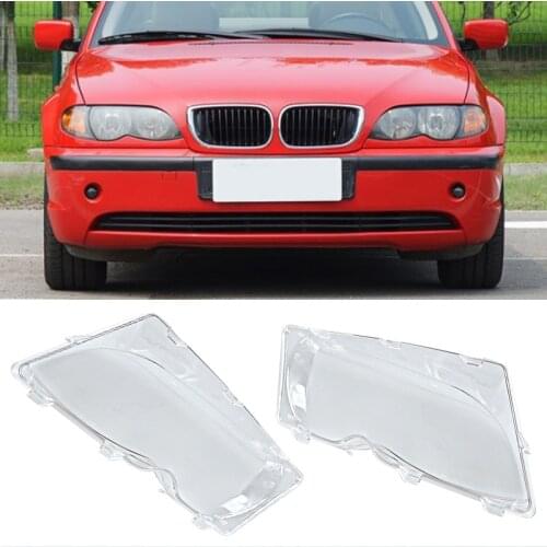 1 Pair/Pcs Car Replacement Headlight Clear Lens Headlamp Clear Cover For BMW E46 320i/ 325i/ 325xi/ 330i/330xi 2001-2006