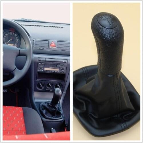 5 Speed Gear Stick Shift Knob For Skoda Octavia A4 Sedan 1996 1997 1998 1999 2000 2001 2002 2003 2004 2005 2006 2007 2008 2009