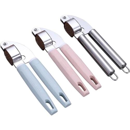 Garlic Press Manual Crusher Kitchen Cooking Ginger Squeezer Masher Handheld Ginger Mincer Tools Multifunction Garlic Cutting