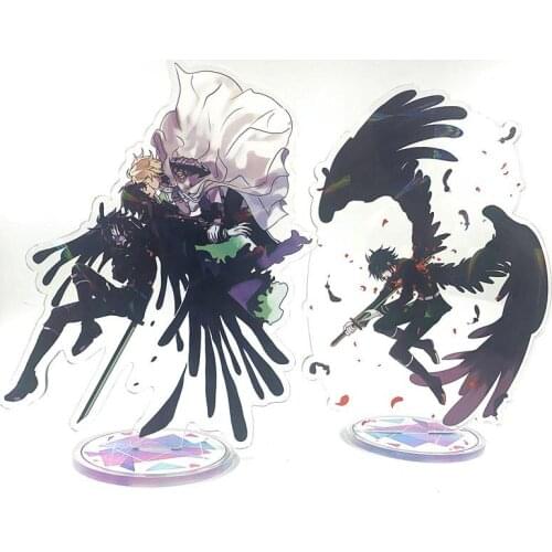 16cm Anime Seraph of The End Mikaela Hyakuya Yuichiro Hyakuya Acrylic Figure keychain Keyring Decoration Collection Model Toy