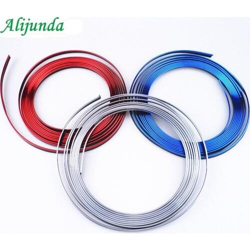5m car flexible decoration DIY car interior style accessories for Mitsubishi Subaru Suzuki SX4 SWIFT Alto Liane Grand Vitara Jim